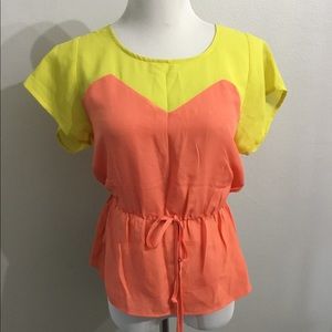 Collective Concepts peplum blouse small